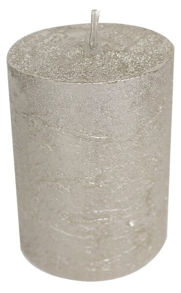 Metalická sviečka Champagne - Ø10 * 20cm - Mars & More