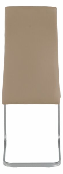 KONDELA Jedálenská stolička, sivohnedá TAUPE/sivá, NOBATA
