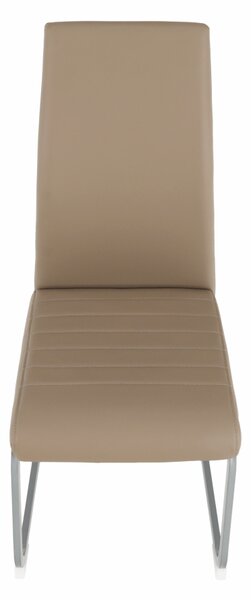 KONDELA Jedálenská stolička, sivohnedá TAUPE/sivá, NOBATA
