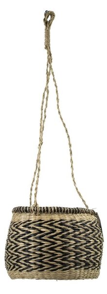 Závesný kvetináč z morskej trávy Zigzag - Ø 20 * 18cm - Mars & More