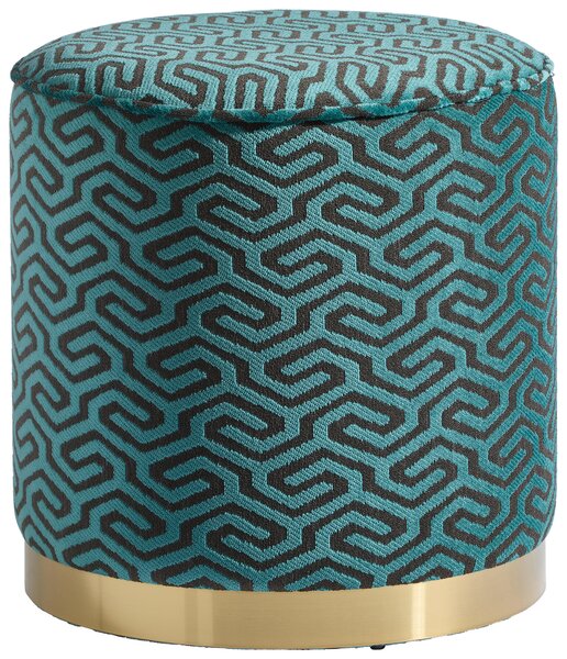 TABURETKA, textil, kompozitné drevo, 40/42/40 cm MID.YOU - Online Only drobný nábytok, Online Only