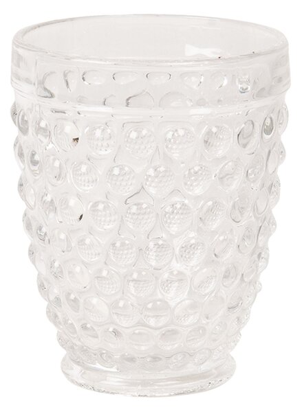 Transparentné poháre na vodu - Ø 8 * 10 cm - Clayre & Eef