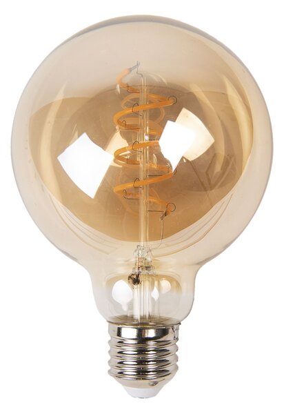 Žiarovka Antique LED Bulb Spiral - Ø 9 * 14 cm E27 / 3W - Clayre & Eef