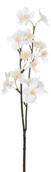 Vetvička s bielymi kvetmi Julien - 8 * 5 * 46 cm - J-Line by Jolipa