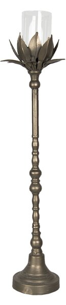 Bronzový kovový svietnik Onfroi - Ø 17 * 74 cm - Clayre & Eef