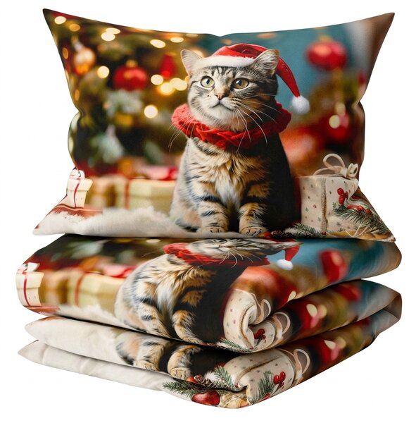3D Bavlnené obliečky HOLLY PAWS farebné + obliečka na vankúšik 40x50 cm zdarma Rozmer obliečky: 70 x 90 cm | 140 x 200 cm
