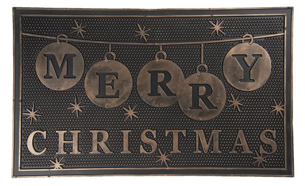 Vonkajšia gumová rohožka Merry Christmas - 75 * 45 * 1 cm - Clayre & Eef