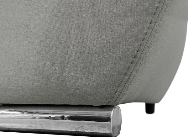 ROHOVÁ SEDAČKA, textil, svetlosivá MID.YOU - Sedačky, Online Only