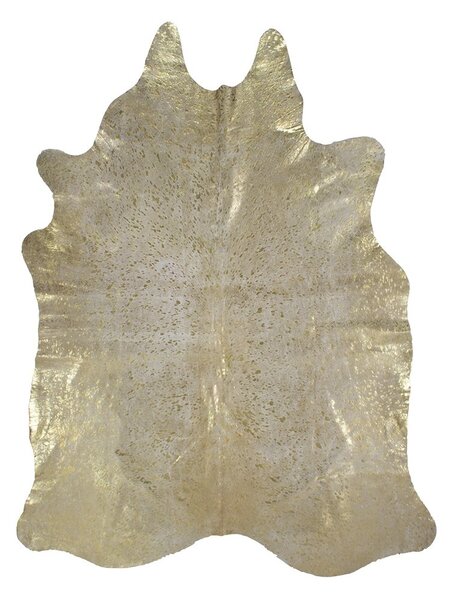 Zlatý koberec z hovädzej kože Gold Cow - 150*250*0,3cm - Mars & More