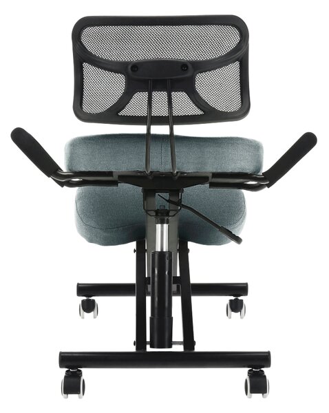 KONDELA Ergonomická kľakačka, sivá/čierna, RUFUS