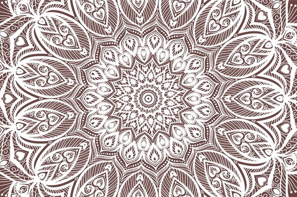Tapeta Mandala harmónie na hnedom pozadí