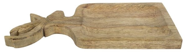 Misa z mangového dreva s vyrezávaným jeleňom 41cm - 21 * 41,5 * 2cm - Mars & More