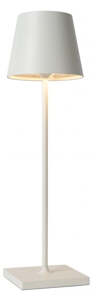 Lucide 27888/04/31 JUSTIN exteriérové ​​stolné svietidlo LED 2,2W | 154lm | 3000K | IP54 - biela, stmievateľné