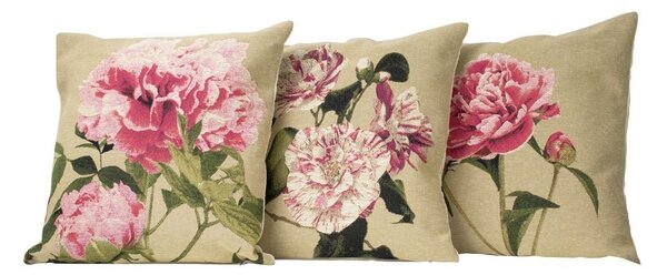 Gobelínový vankúš s kvetmi ruže Rose I - 45 * 15 * 45cm - Mars & More