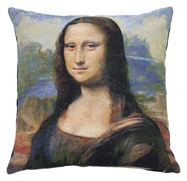 Gobelínový vankúš Leonardo da Vinci Mona Lisa - 45 * 45 * 15cm - Mars & More