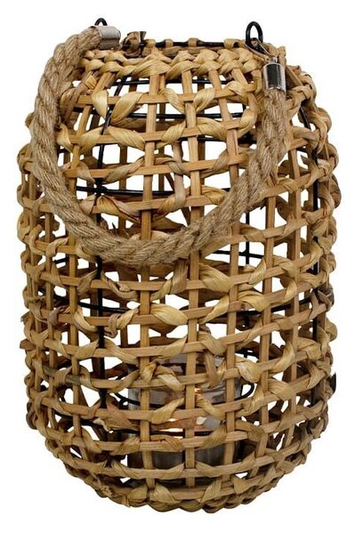 Lucerna z vodného hyacintu Valentina - 11*30*34cm - Mars & More