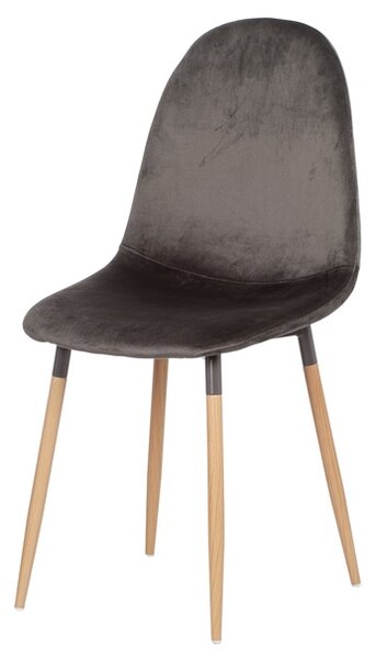 Jedálenská stolička COURTNEY sivá/buk