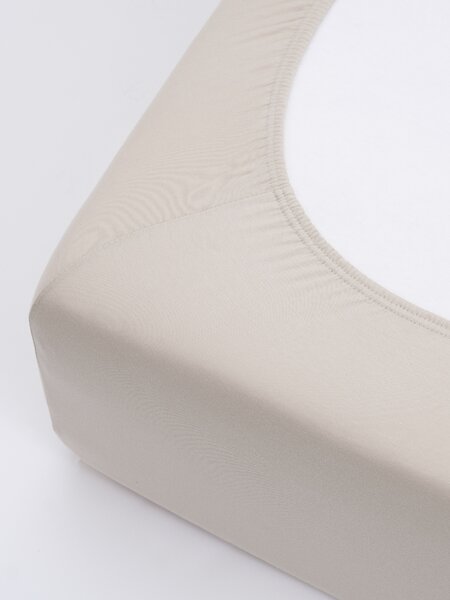 Jersey plachta s elastanom Deluxe 160 × 200 cm – prírodná