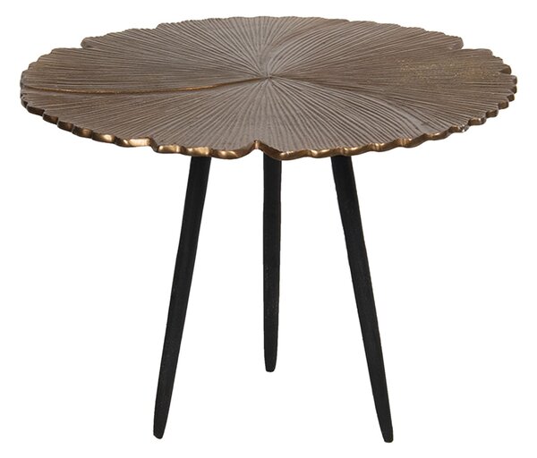 Odkladací stolík s vejárovitým dizajnom Coquilles - Ø 50 * 36 cm - Clayre & Eef