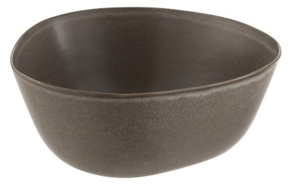 Šedo-hnedá miska Louise taupe - 20 * 20 * 9cm - J-Line by Jolipa