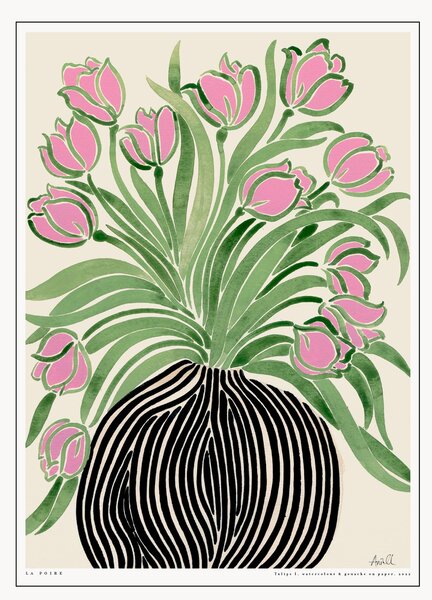 Nástenná dekorácia v ráme Tulips 1