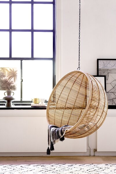 Béžový bavlnený koberec s cikcak vzorom ZigZag - 75 * 220cm - HKLIVING