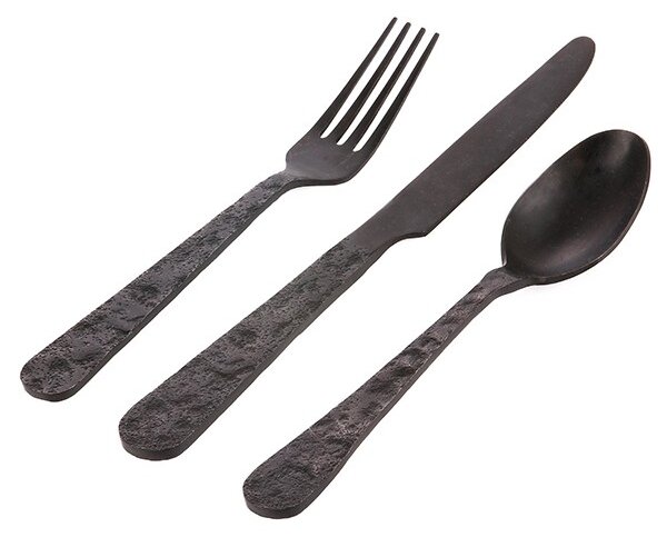 HKLIVING Set 3ks granitový príbor Matt - 24,5cm - HKLIVING