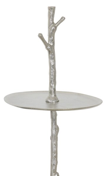 Strieborný kovový 5-tich poschodový etažér Tresa nickel - 62 * 56 * 175cm - Light & Living