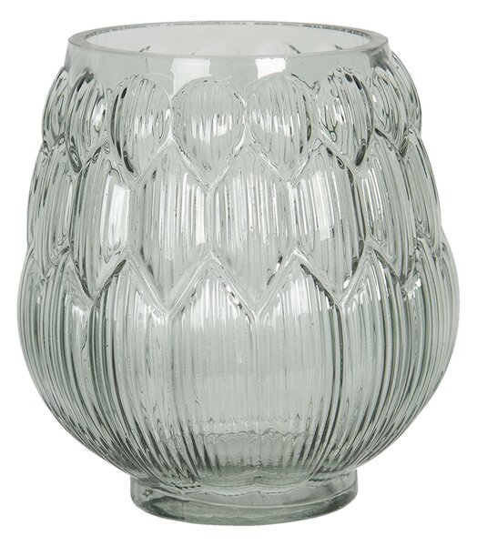 Transparentné sklenená váza Rodo - Ø 14 * 16 cm - Clayre & Eef