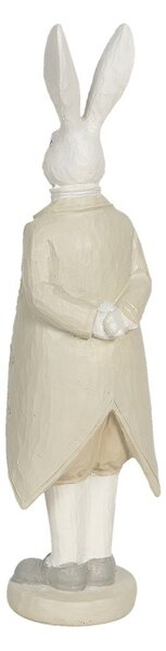 Dekoračné soška králika vo fraku - 9 * 9 * 30 cm - Clayre & Eef