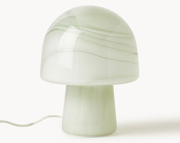 Malá stolová lampa v mramorovom vzhľade Talia