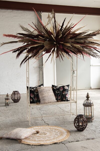 Vínová kytica sušené kvety bambusu Bamboo - 100 cm (10ks) - Clayre & Eef