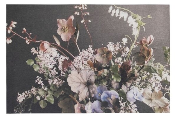 Zamatový nástenný panel s kvetmi Florien 9 - 35 * 45 * 1cm - Mars & More