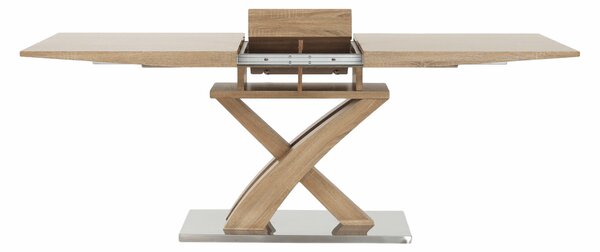 KONDELA Jedálenský stôl, dub, 160-200x90 cm, BONET NEW TYP 2