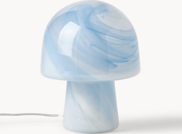 Malá stolová lampa v mramorovom vzhľade Talia