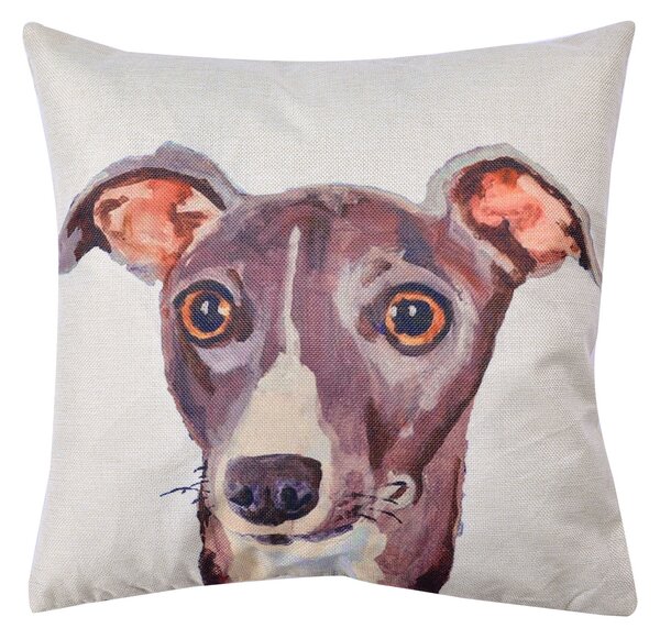 Povlak na vankúš s motívom Psy - 43 * 43 cm - Clayre & Eef