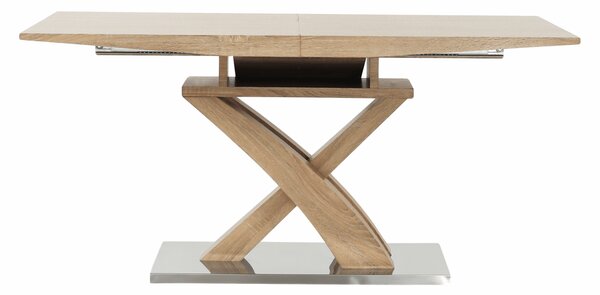 KONDELA Jedálenský stôl, dub, 160-200x90 cm, BONET NEW TYP 2