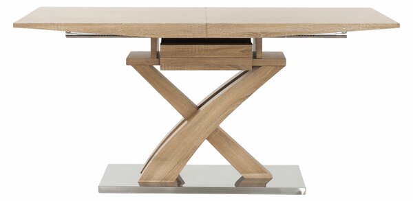 KONDELA Jedálenský stôl, dub, 160-200x90 cm, BONET NEW TYP 2