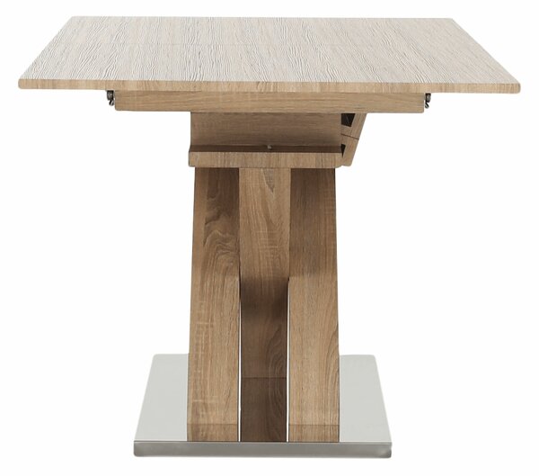 KONDELA Jedálenský stôl, dub, 160-200x90 cm, BONET NEW TYP 2