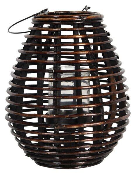 Prírodné závesná lampáš Eudo - Ø 29 * 35 cm - Clayre & Eef
