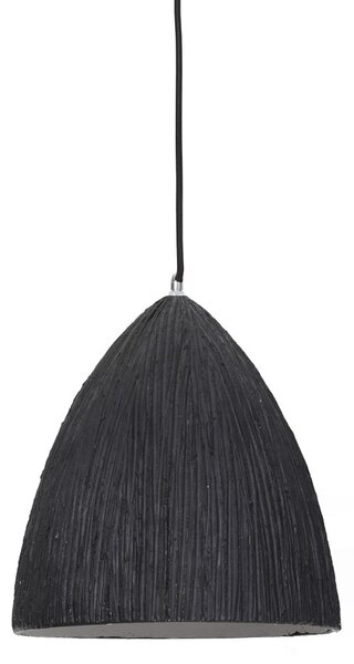 Šedé závesné keramické svetlo Areka - Ø 25 * 29 cm - Light & Living