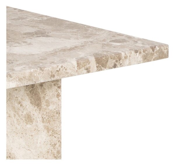 Béžový mramorový konferenčný stolík 70x140 cm Vega – Actona