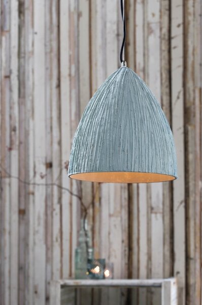 Šedé závesné keramické svetlo Areka - Ø 30*34 cm - Light & Living