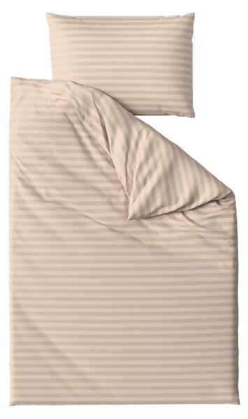 Hotelové obliečky z mikrovlákna JASMINE béžové - prúžok 2 cm Rozmer obliečky: 70 x 90 cm | 140 x 220 cm
