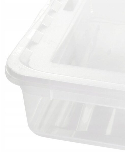 Keeeper Sada úložných boxov s vekom BEA Clearbox (3 x 1,7L, 2 x 5,5L, 3 x 18L), 39 x 33,5 x 25 cm