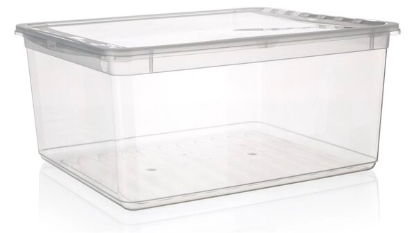 Keeeper Úložný box s vekom (má 2 funkcie) BEA Clearbox 18L, 39 x 35,5 x 18 cm