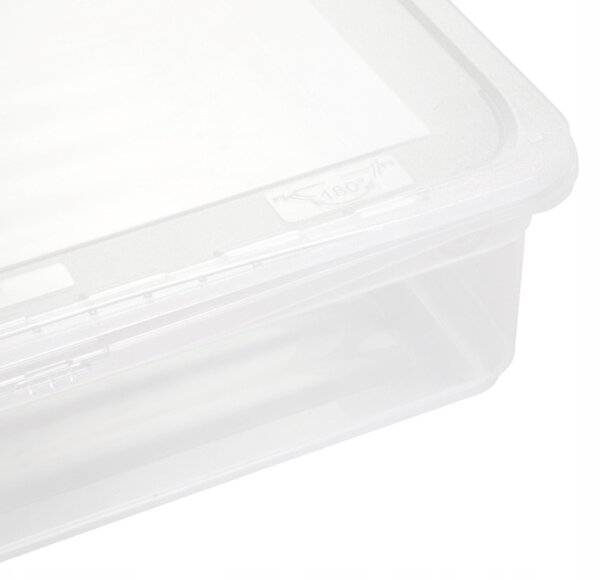 Keeeper Úložný box s vekom (má 2 funkcie) BEA Clearbox 1,7L, 19,5 x 16,5 x 8,5 cm