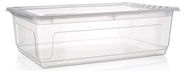 Keeeper Úložný box s vekom (má 2 funkcie) BEA Clearbox 30L, 59 x 39 x 18 cm
