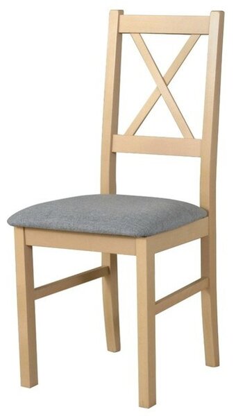 Jedálenská stolička NILA 10 svetlosivá/dub sonoma