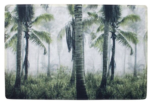 Podlahová rohožka s palmami Jungle in Fog - 75 * 50 * 1cm - Mars & More